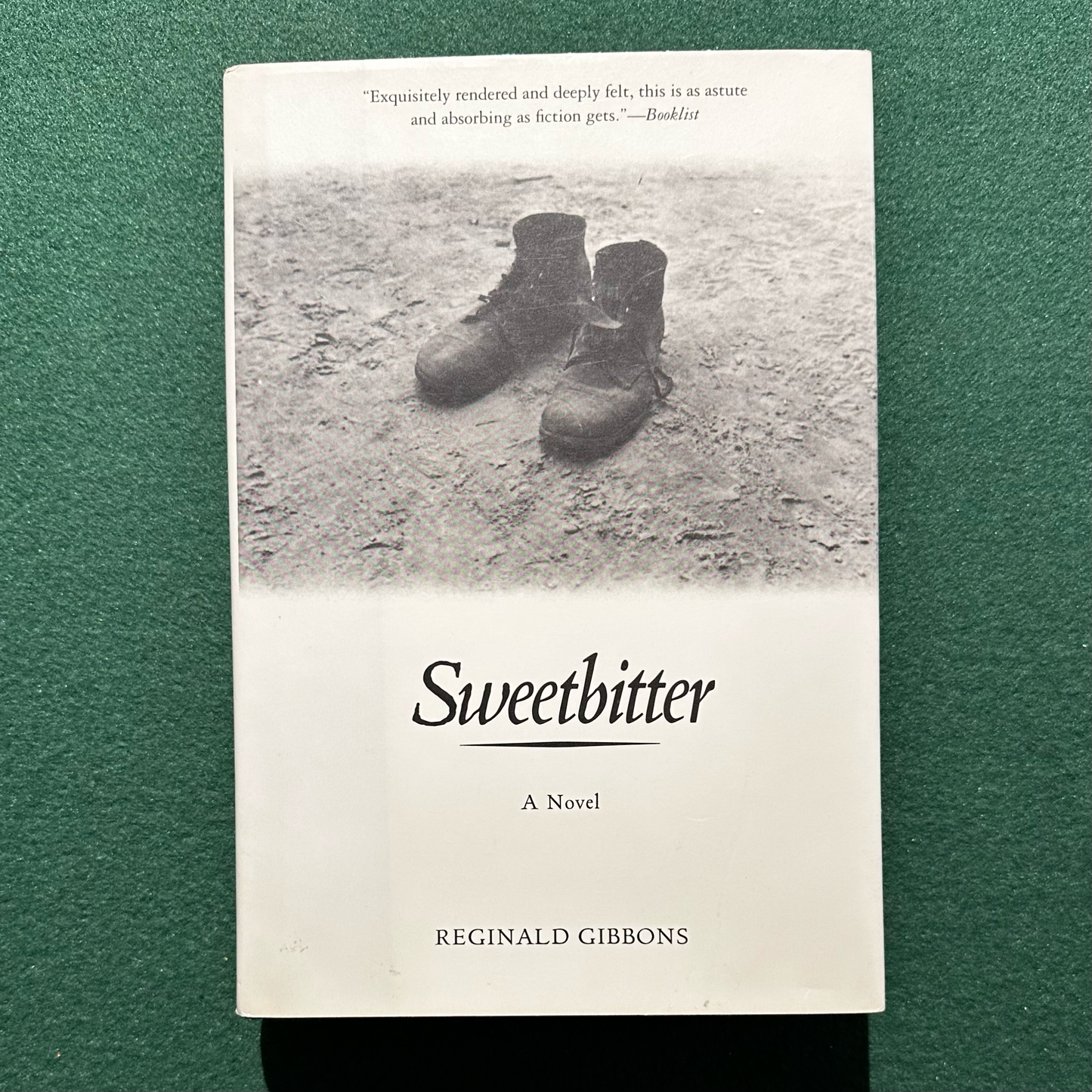 Vintage Fiction Hardback: Reginald Gibbons - Sweetbitter SIGNED