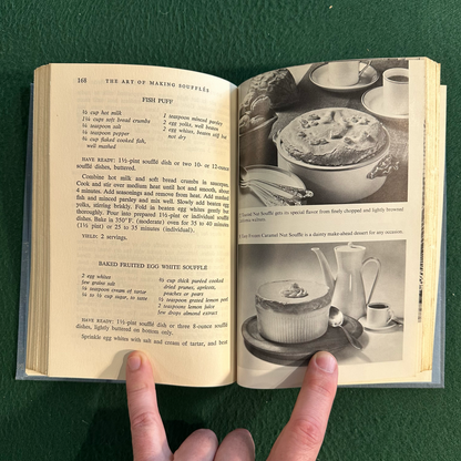 Vintage Cookbook Hardcover: Frederica L Beniert - The Art of Making Souffles
