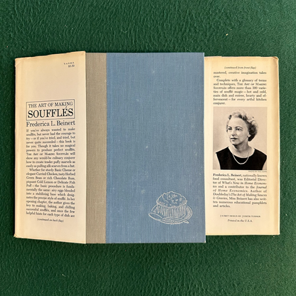 Vintage Cookbook Hardcover: Frederica L Beniert - The Art of Making Souffles