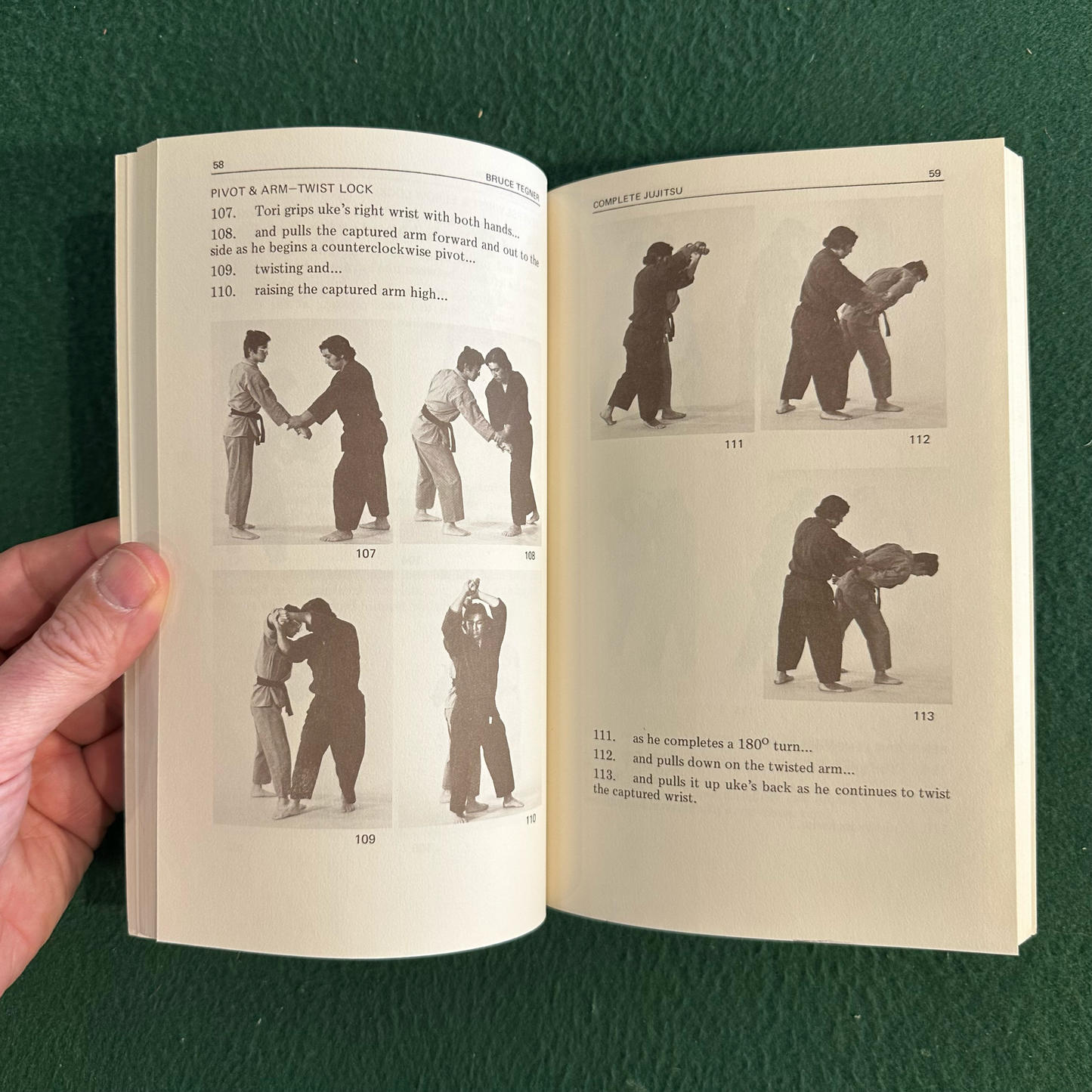 Vintage Non-Fiction Paperback: Bruce Tegner's Complete Book of Jujitsu