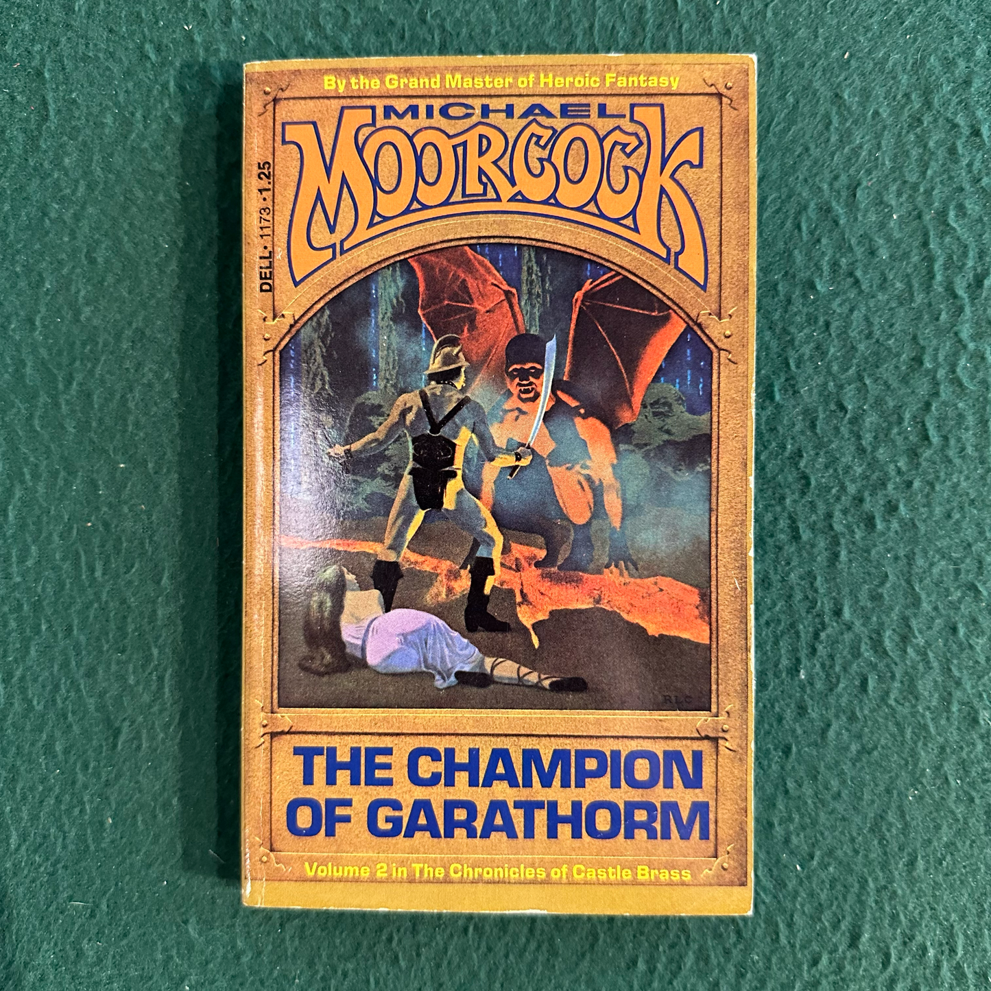 Vintage Fantasy Paperback: Michael Moorcock - The Champion of Garathorm, Castle Brass #2 SIGNED FIRST PRINTING