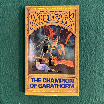 Vintage Fantasy Paperback: Michael Moorcock - The Champion of Garathorm, Castle Brass #2 SIGNED FIRST PRINTING