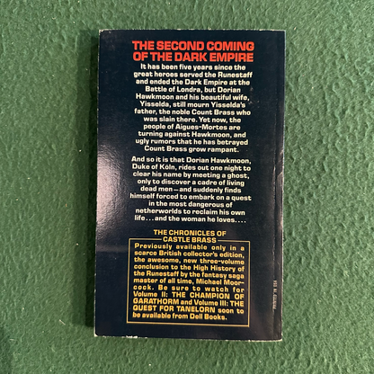 Vintage Fantasy Paperback: Michael Moorcock - Count Brass, Castle Brass #1 SIGNED FIRST PRINTING
