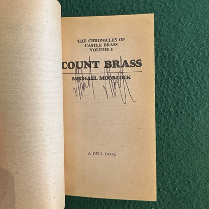 Vintage Fantasy Paperback: Michael Moorcock - Count Brass, Castle Brass #1 SIGNED FIRST PRINTING