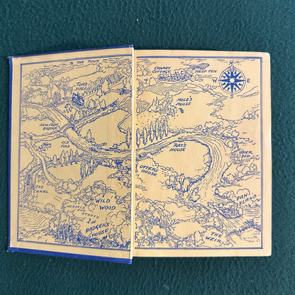 Vintage Fiction Hardback: Kenneth Grahame - The Wind in the Willows Illustrated THIRD EDITION