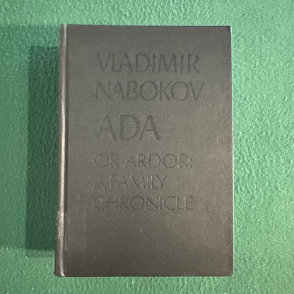 Vintage Fiction Hardback: Vladimir Nabokov - Ada THIRD PRINTING