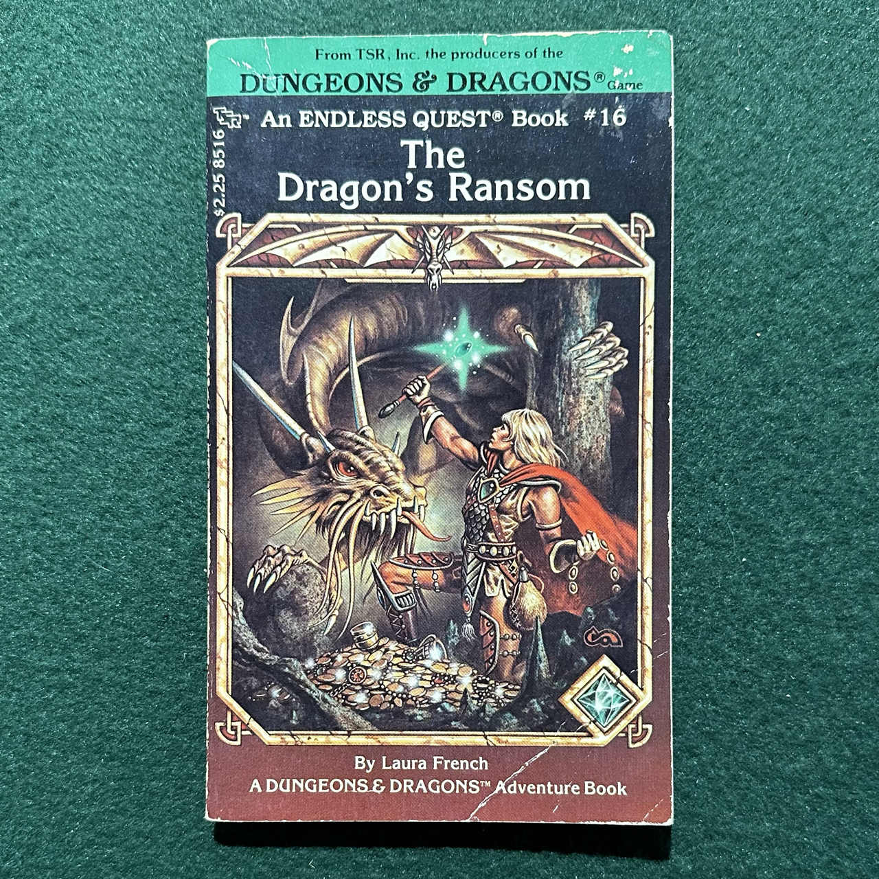 Vintage Dungeons & Dragons Paperback: Laura French - Endless Quest: The Dragon's Ransom