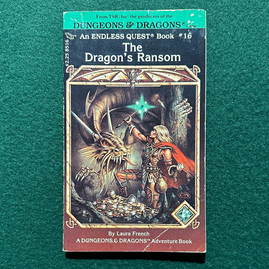 Vintage Dungeons & Dragons Paperback: Laura French - Endless Quest: The Dragon's Ransom