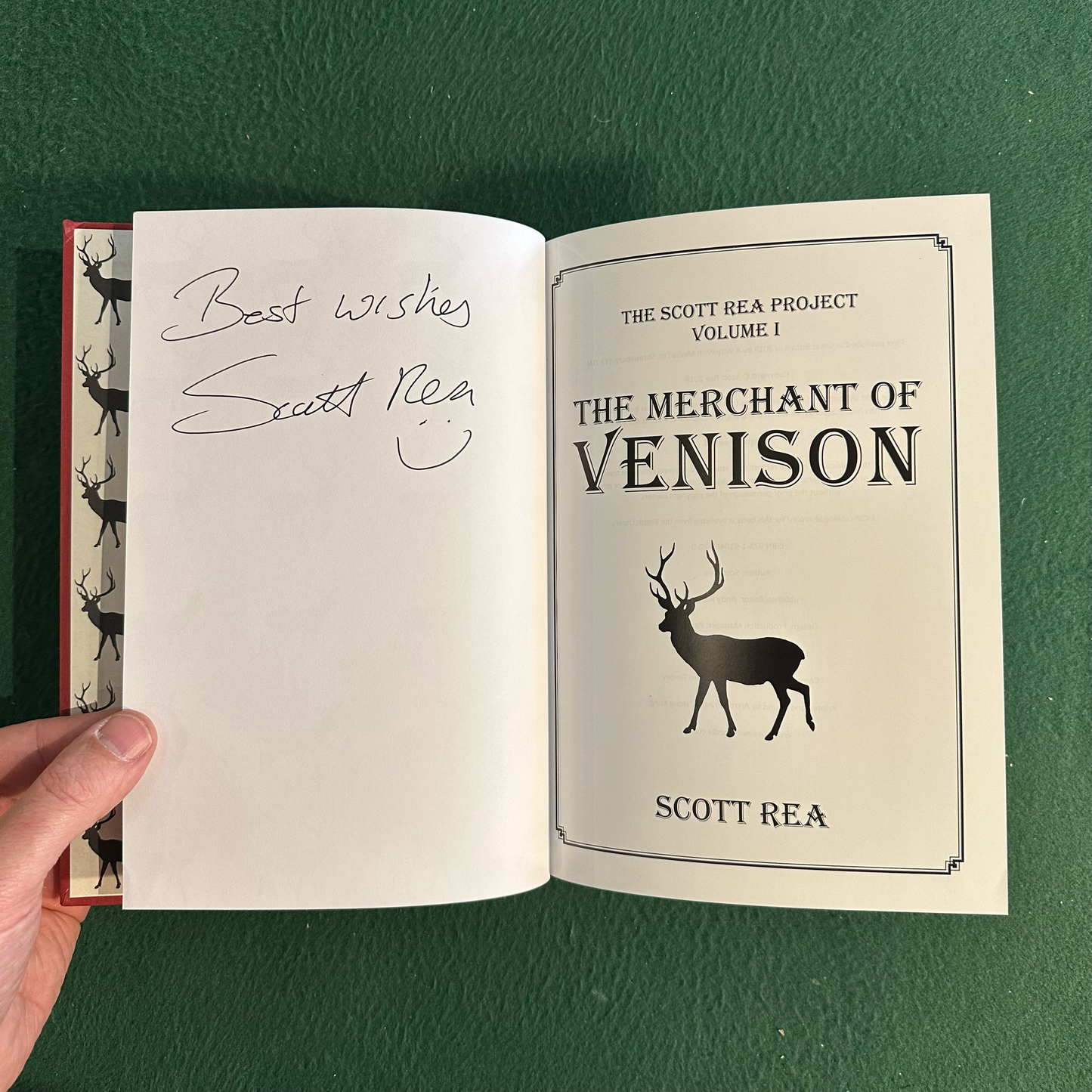 Cookbook Hardback: Scott Rea - The Merchant of Venison SIGNED