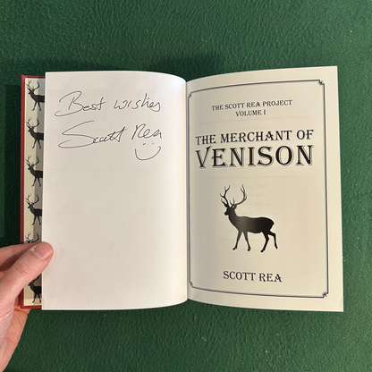 Cookbook Hardback: Scott Rea - The Merchant of Venison SIGNED