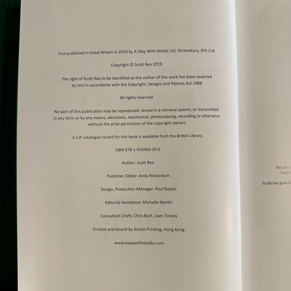 Cookbook Hardback: Scott Rea - The Merchant of Venison SIGNED