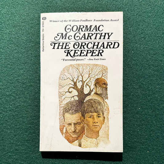 Vintage Fiction Paperback: Cormac McCarthy - The Orchard Keeper FIRST PRINTING