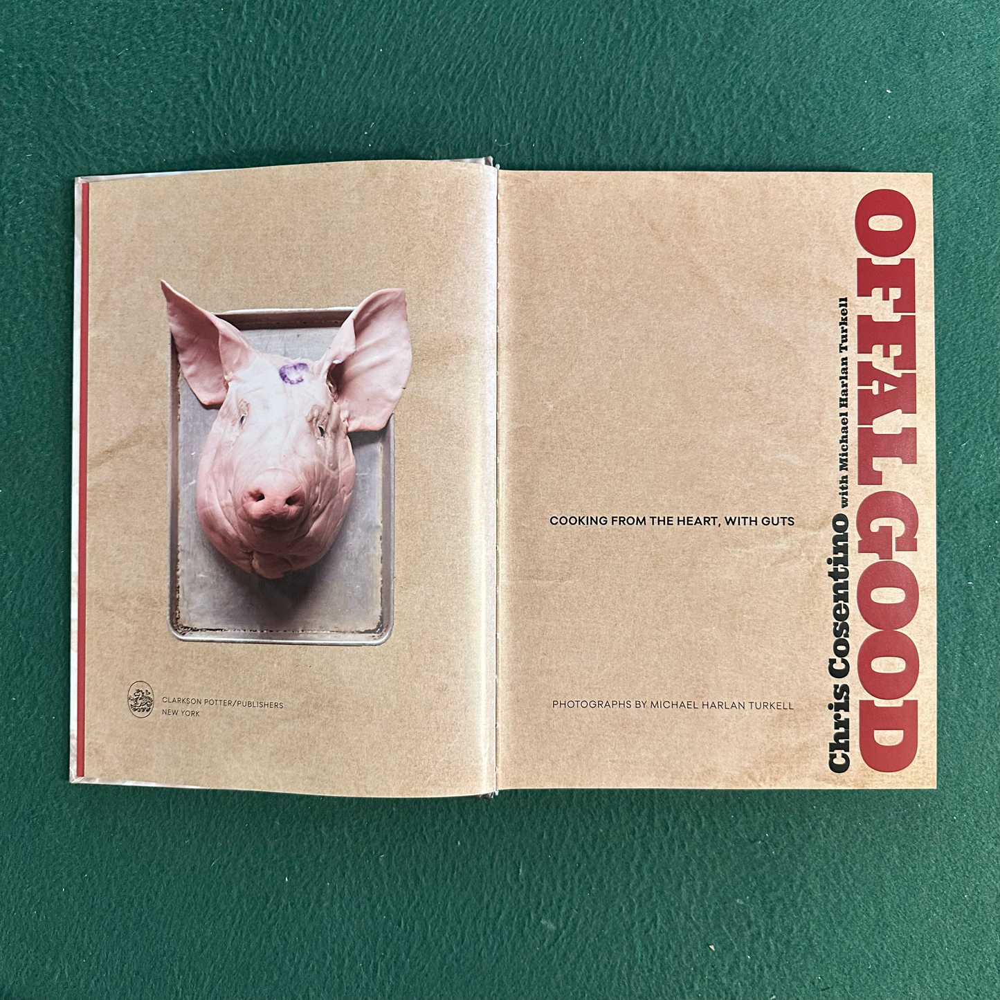 Cookbook Hardback: Chris Cosentino - Offal Good FIRST PRINTING