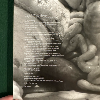 Cookbook Hardback: Chris Cosentino - Offal Good FIRST PRINTING