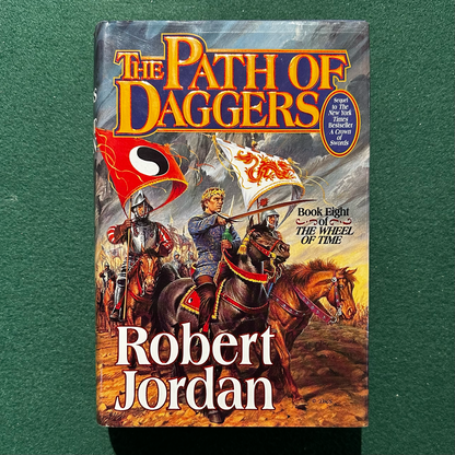 Vintage Fantasy Hardback: Robert Jordan - The Path of Daggers, Book 8 of The Wheel of Time SIGNED FIRST EDITION/PRINTING