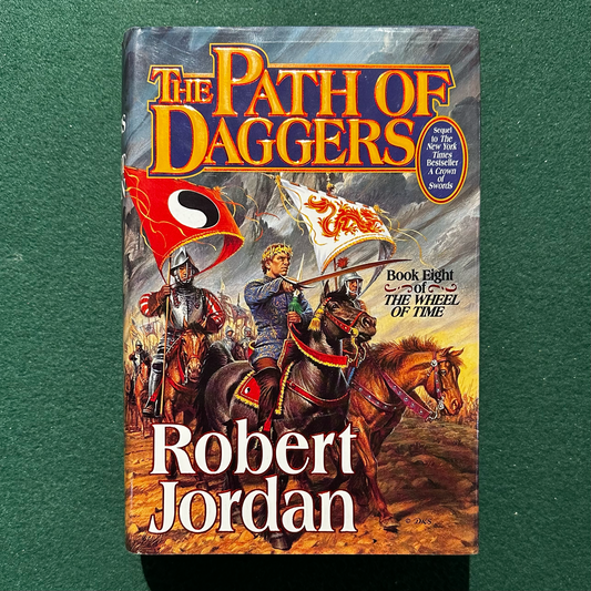 Vintage Fantasy Hardback: Robert Jordan - The Path of Daggers, Book 8 of The Wheel of Time SIGNED FIRST EDITION/PRINTING