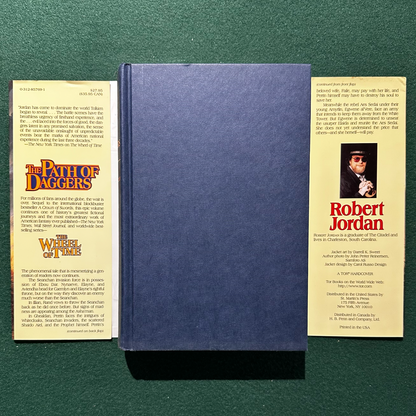 Vintage Fantasy Hardback: Robert Jordan - The Path of Daggers, Book 8 of The Wheel of Time SIGNED FIRST EDITION/PRINTING