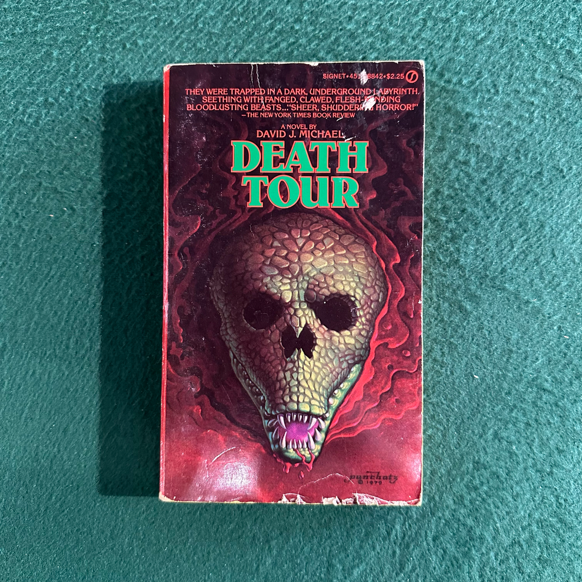 Vintage Horror Paperback: David J Michael - Death Tour FIRST PRINTING