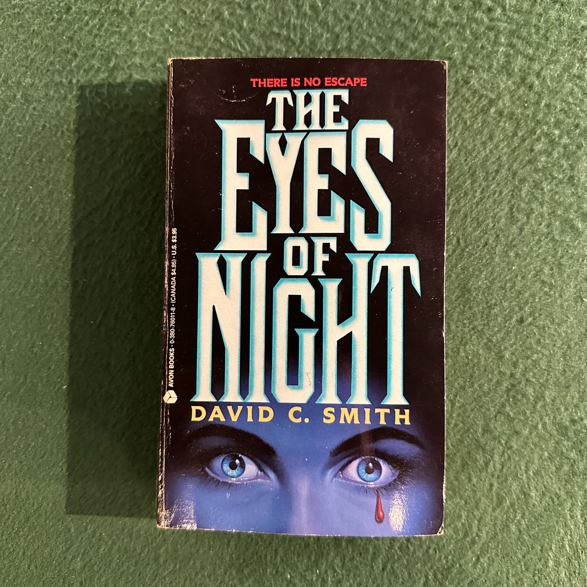 Vintage Horror Paperback: David C Smith - The Eyes of Night FIRST PRINTING