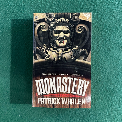 Vintage Horror Paperback: Patrick Whalen - Monastery FIRST PRINTING