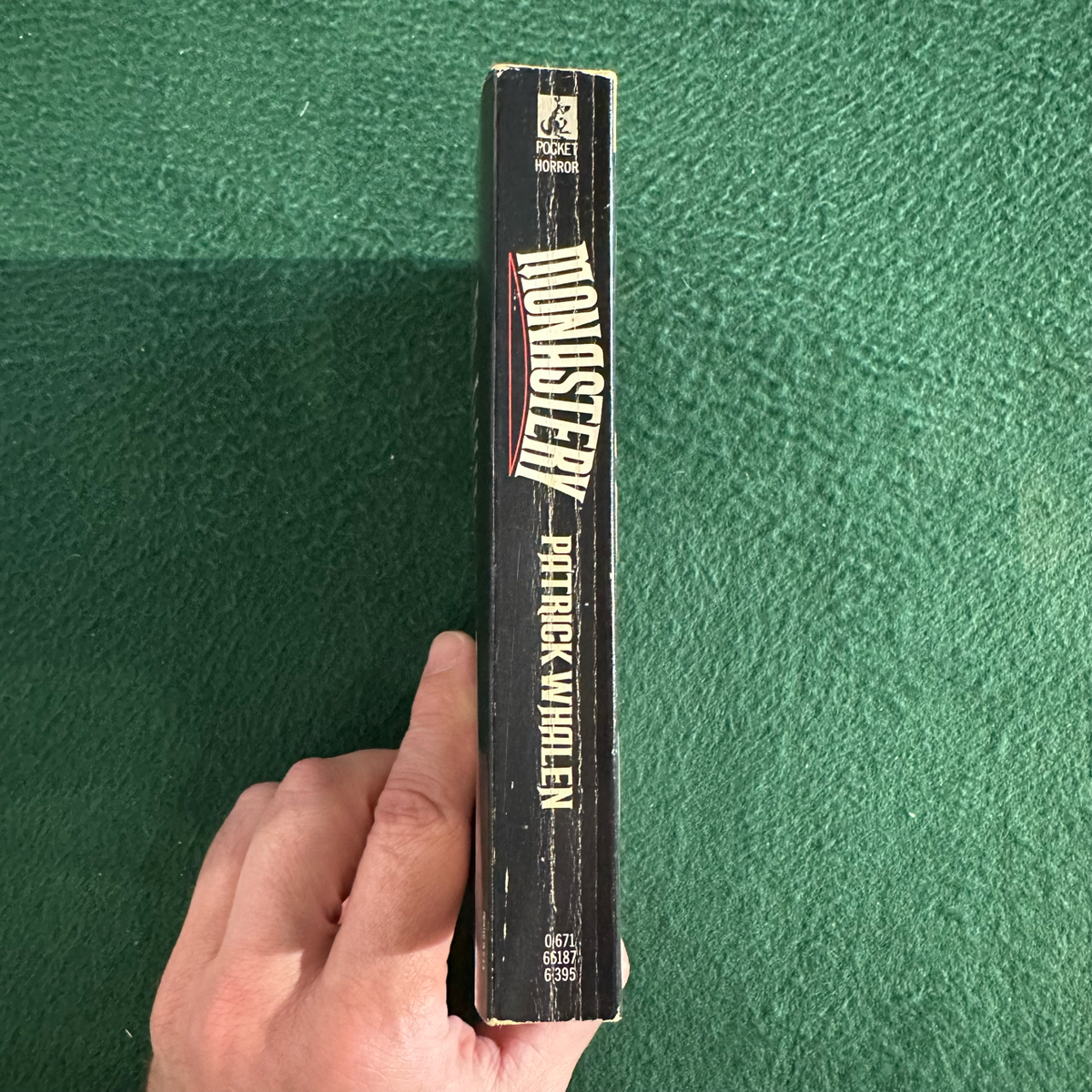 Vintage Horror Paperback: Patrick Whalen - Monastery FIRST PRINTING