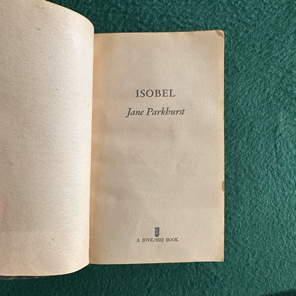 Vintage Horror Paperback: Jane Parkhurst - Isobel FIRST PRINTING