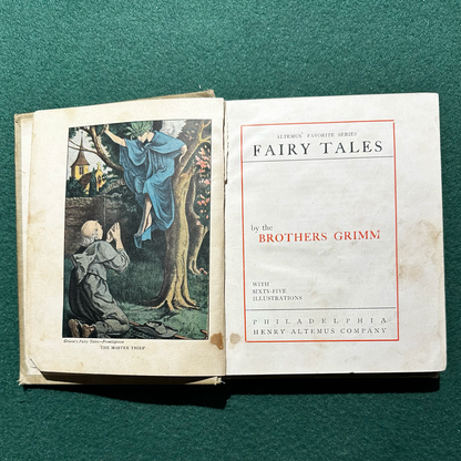 Antique Fiction Hardback: The Brothers Grimm - Fairy Tales, Altemus