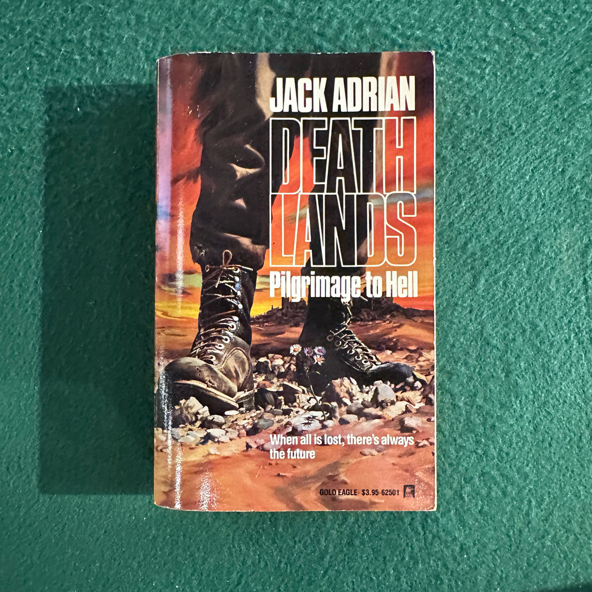 Vintage Fiction Paperback: Jack Adrian - Death Lands: Pilgrimage to Hell FIRST PRINTING