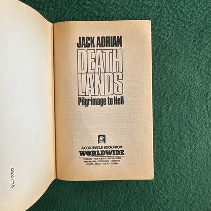 Vintage Fiction Paperback: Jack Adrian - Death Lands: Pilgrimage to Hell FIRST PRINTING