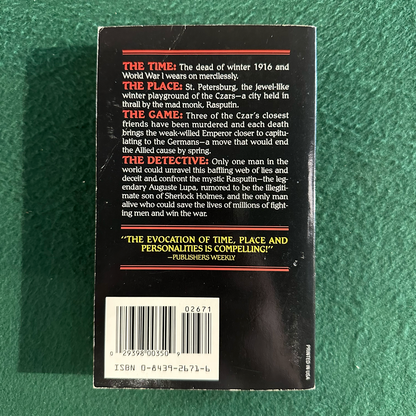 Vintage Horror Paperback: John T Lescroart - Rasputin's Revenge