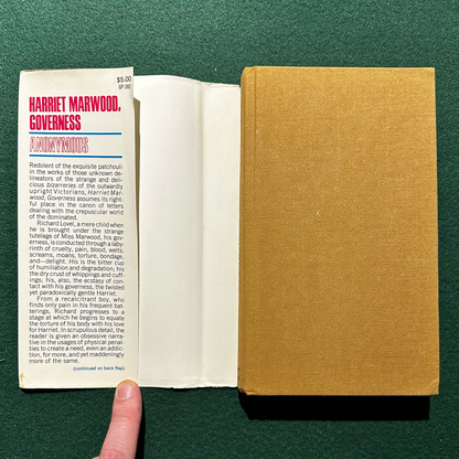 Vintage Fiction Hardback: Anonymous - Harriet Marwood, Governess FIRST EDITION