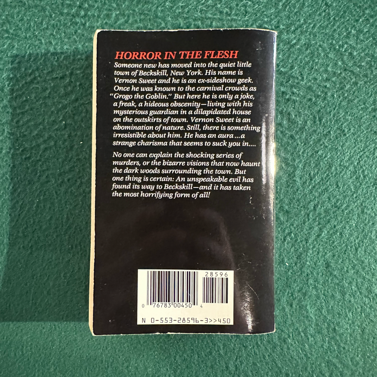 Vintage Horror Paperback: Jeffrey Sackett - The Demon FIRST PRINTING