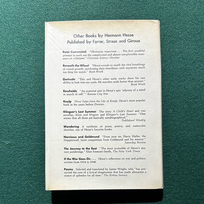 Vintage Fiction Hardback: Hermann Hesse - Autobiographical Writings FIRST EDITION
