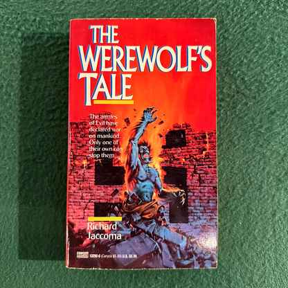 Vintage Horror Paperback: Richard Jaccoma - The Werewolf's Tale
