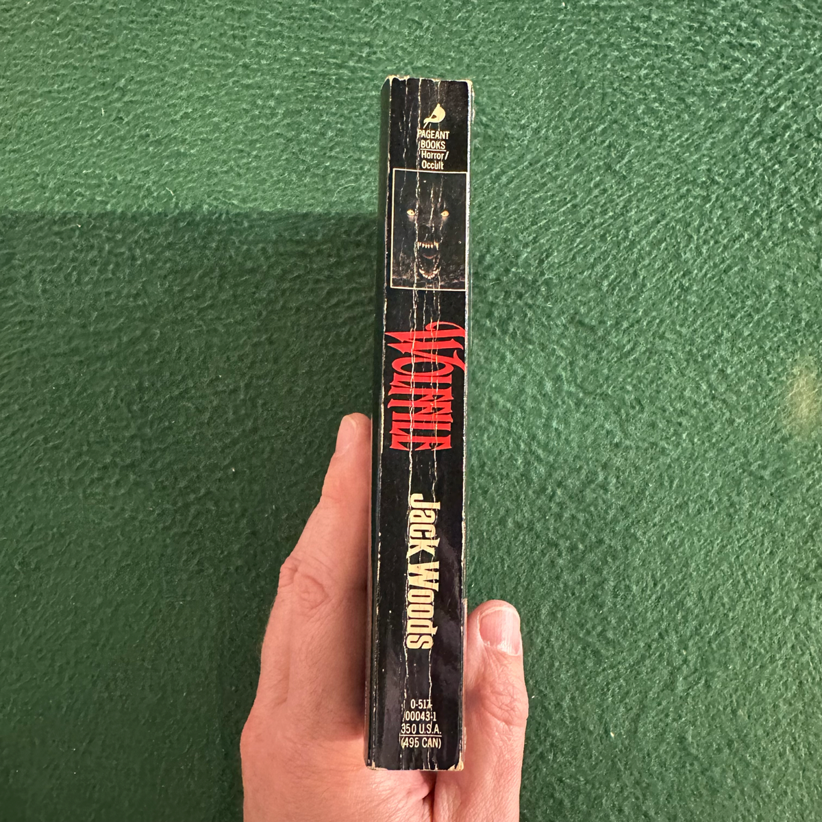 Vintage Horror Paperback: Jack Woods - Wolffile FIRST PRINTING