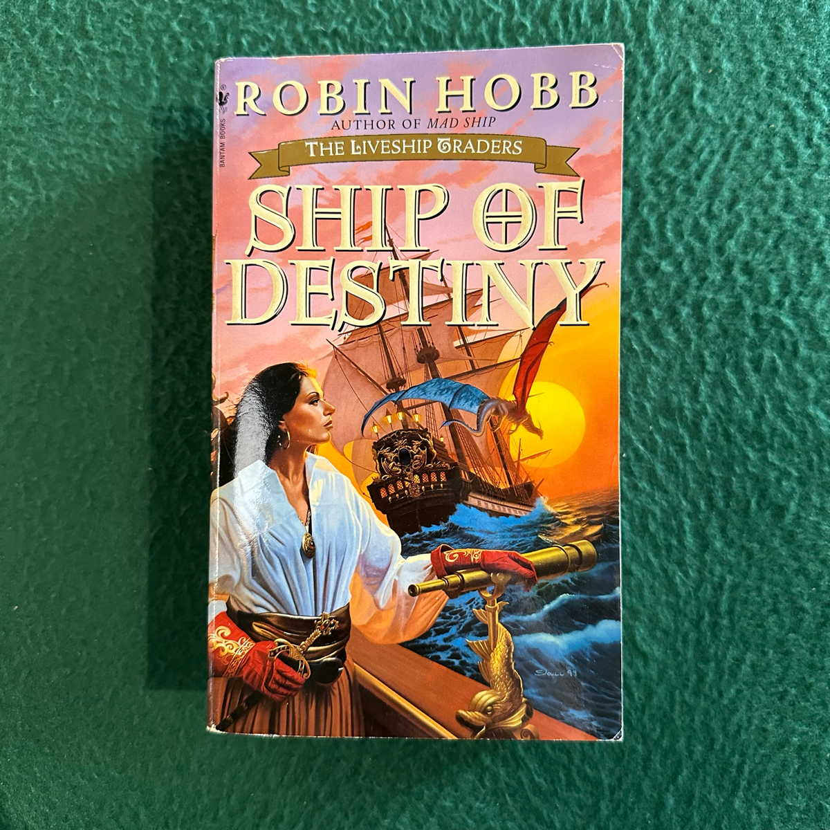 Vintage Fantasy Paperback: Robin Hobb - Ship of Destiny FIFTH PRINTING