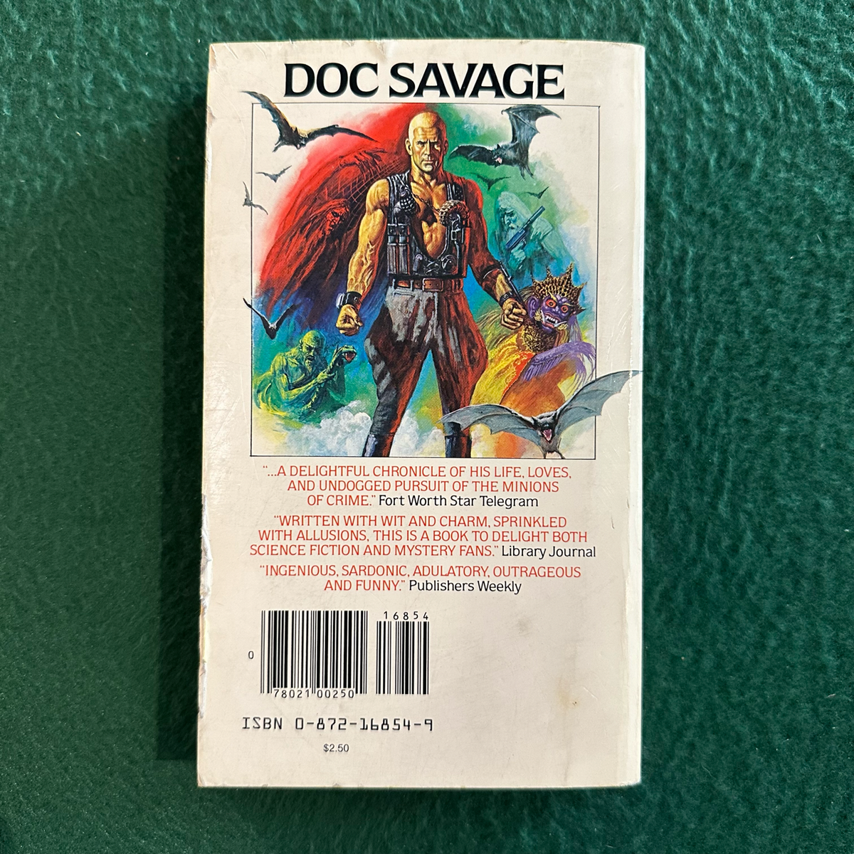 Vintage Sci-Fi Paperback: Philip Jose Farmer - Doc Savage: His Apocalyptic Life FIRST PRINTING