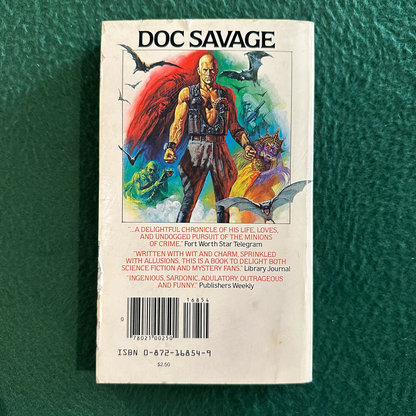 Vintage Sci-Fi Paperback: Philip Jose Farmer - Doc Savage: His Apocalyptic Life FIRST PRINTING