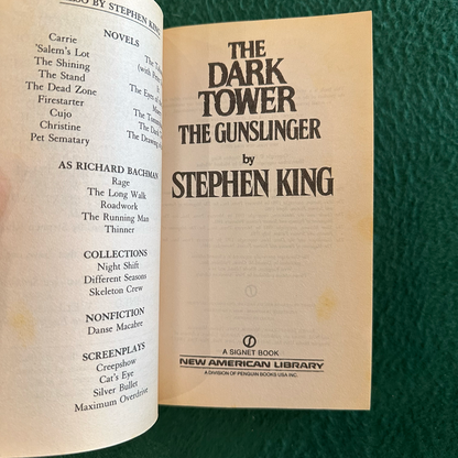 Vintage Fantasy Paperback: Stephen King - The Dark Tower FIRST PRINTING