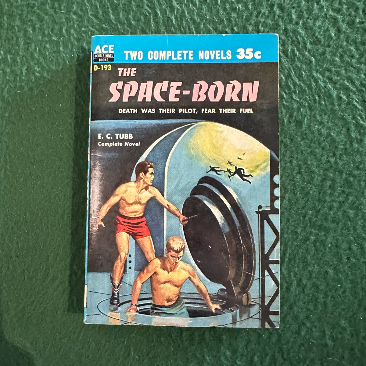 Vintage Sci-Fi Paperback: Philip K Dick / E C Tubb - Ace Double: The Man Who Japed / The Space-Born