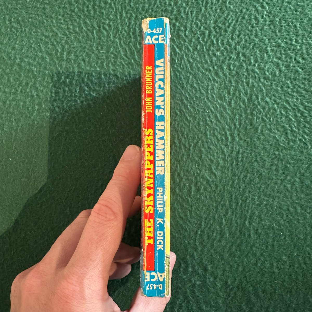 Vintage Sci-Fi Paperback: Philip K Dick / John Brunner - Ace Double: Vulcan's Hammer / The Skyknappers