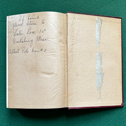 Antique Non-Fiction Hardback: Morals and Dogma of the Ancient and Accepted Scottish Rite of Freemasonry 1920