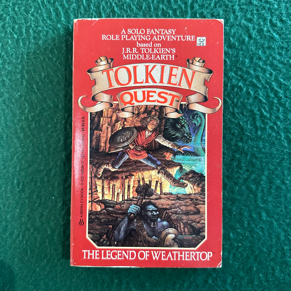 Vintage Fantasy Paperback: Heike Kubasch - Tolkien Quest: The Legend of Weathertop