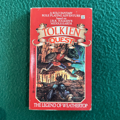 Vintage Fantasy Paperback: Heike Kubasch - Tolkien Quest: The Legend of Weathertop