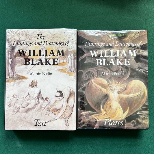 Vintage Non-Fiction Hardback: Martin Butlin - The Paintings and Drawings of William Blake: Plates and Text