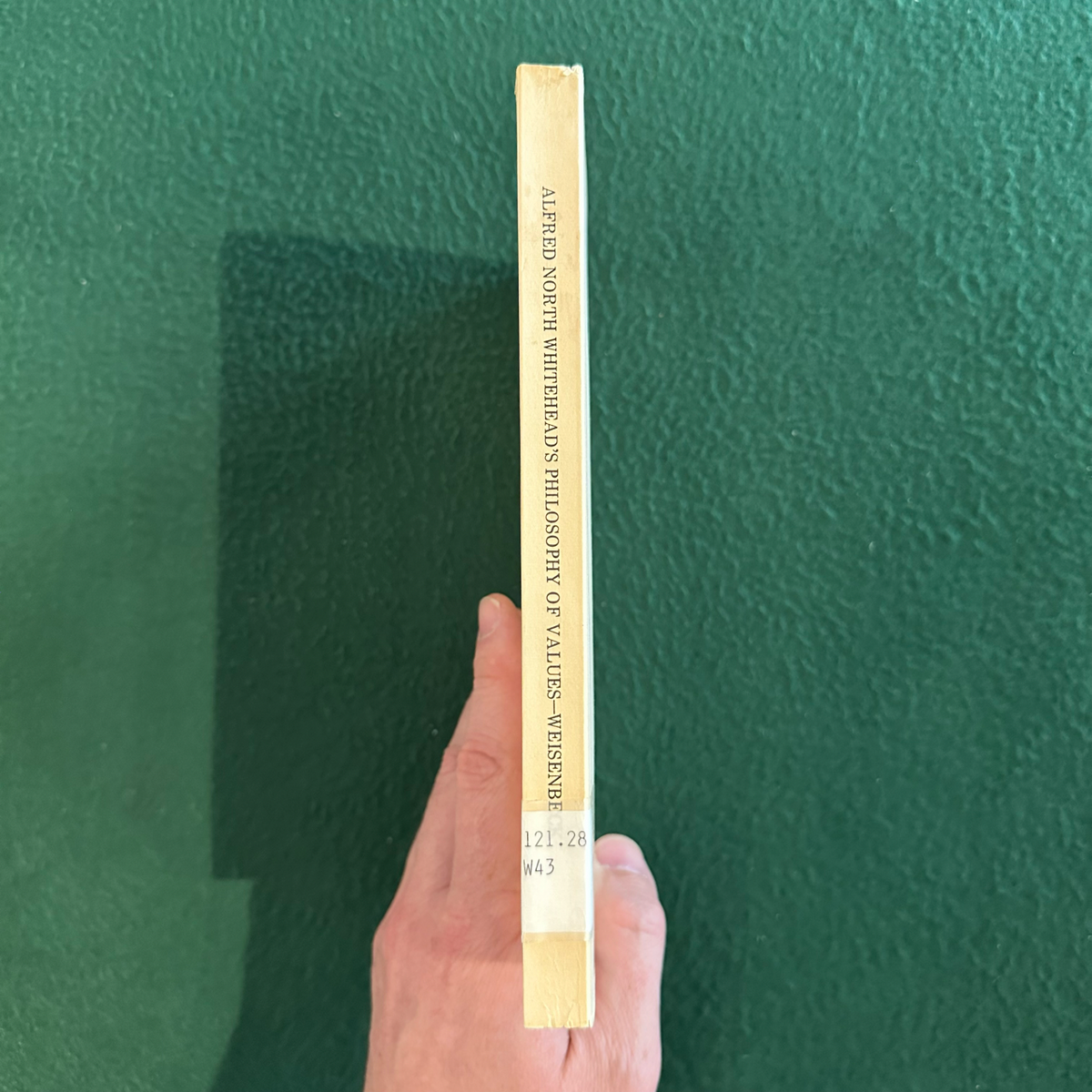 Vintage Non-Fiction Paperback: Jude D Wiesenbeck - Alfred North Whitehead's Philosophy of Values
