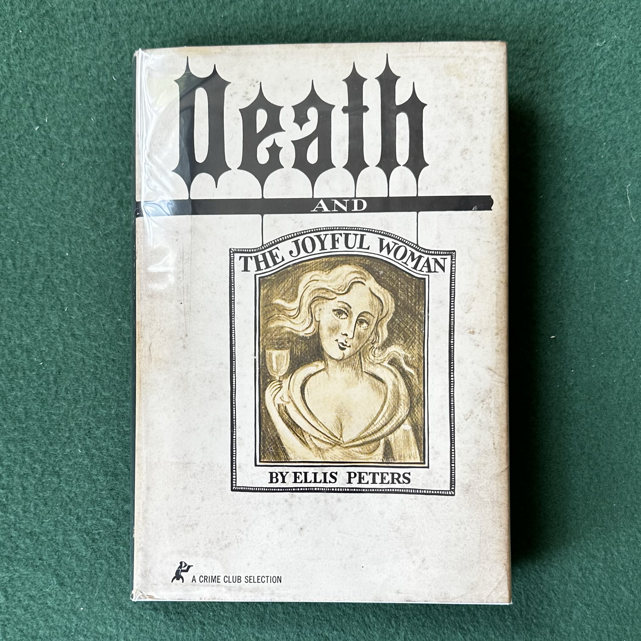 Vintage Fiction Hardback: Ellis Peters - Death and the Joyful Woman FIRST EDITION