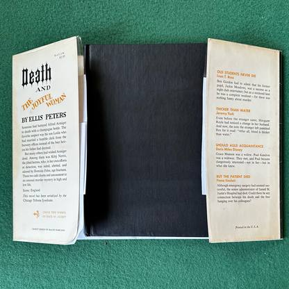 Vintage Fiction Hardback: Ellis Peters - Death and the Joyful Woman FIRST EDITION