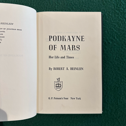 Vintage Sci-Fi Hardback: Robert Heinlein - Podkayne of Mars