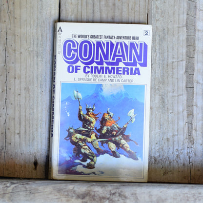 Vintage Fantasy Paperback: Robert E Howard, L Sprague de Camp and Lin Carter - Conan of Cimmeria